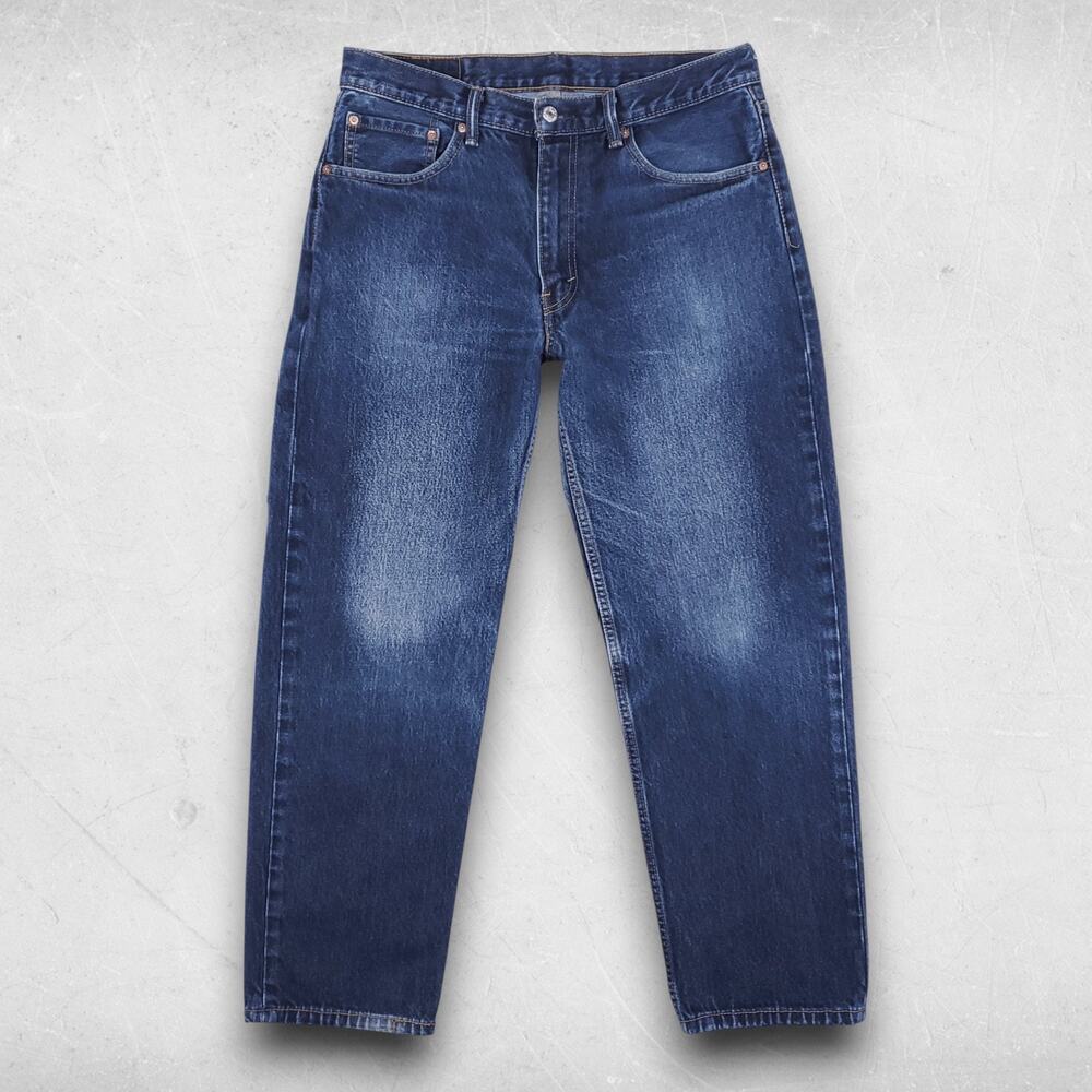 Levi's 550 Jeans Men 34x30 Dk Blue Straight Leg Relaxed Streetwear Retro Classic